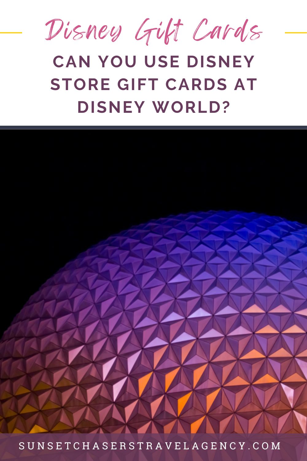 Can you use Disney store gift cards at Disney world?
